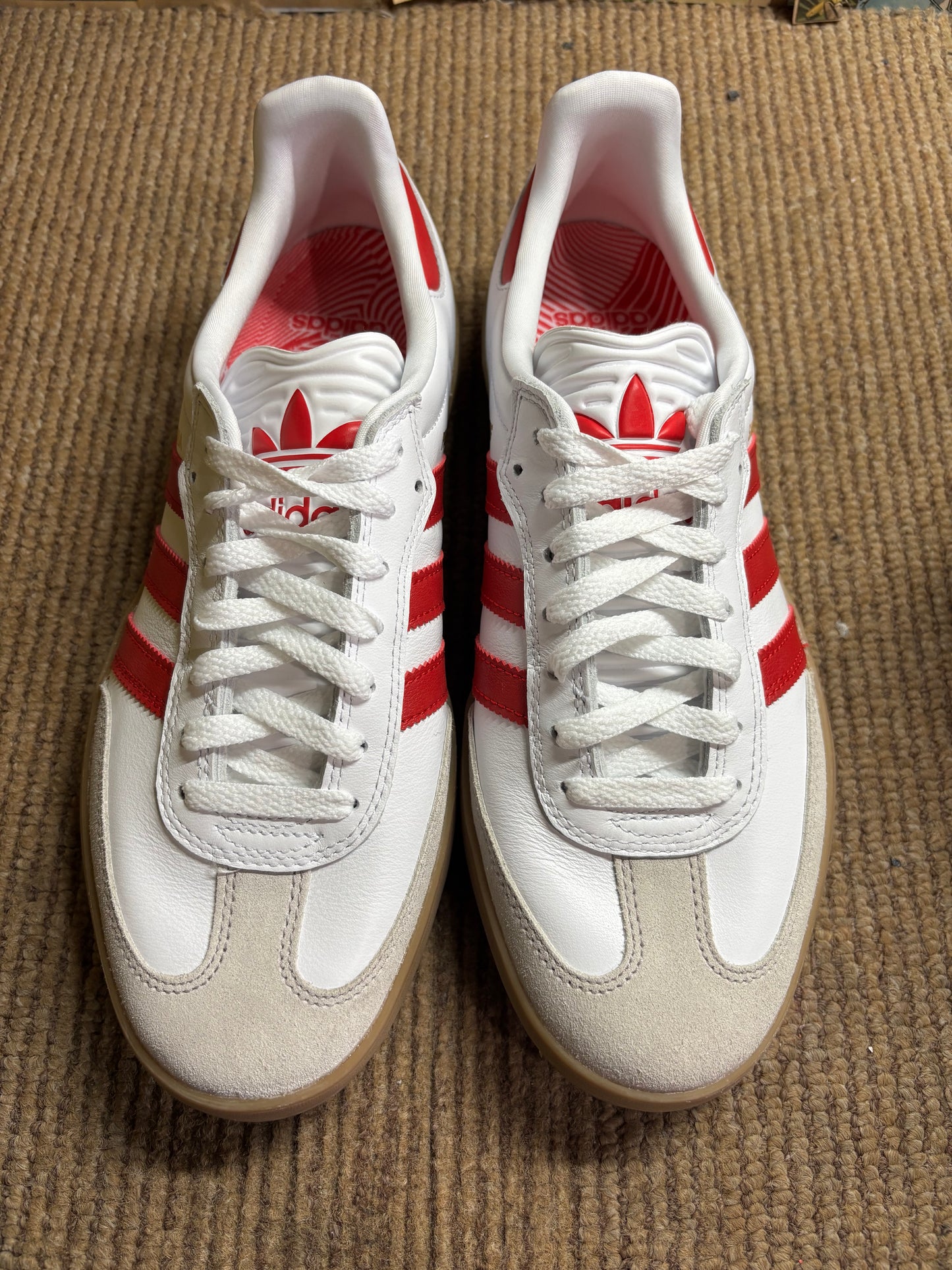 Adidas Puig Samba White/Red/Gum (5-11)