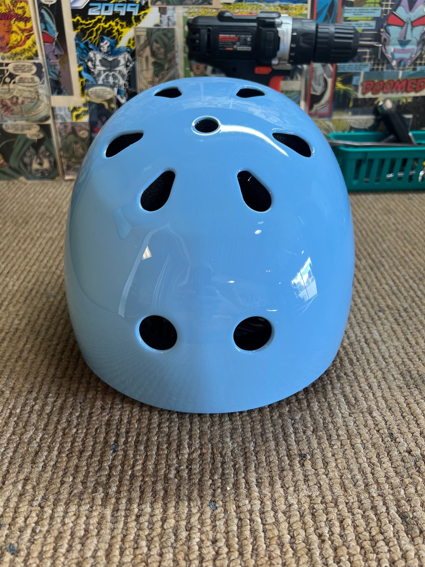 Pro Tec Old School Helmet Gloss Baby Blue XL