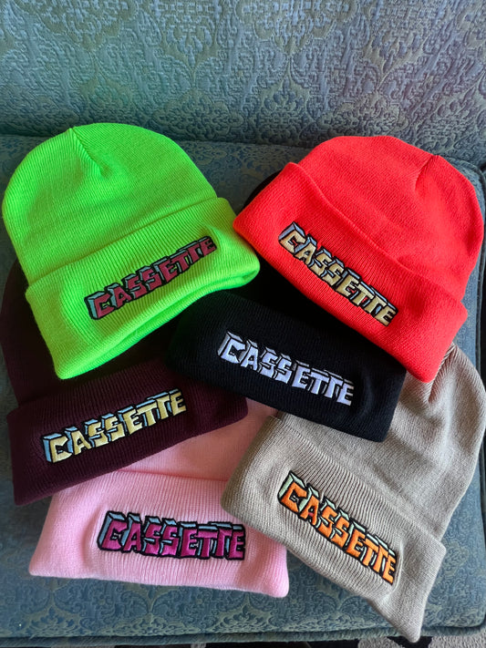 CASSETTE BIG BLOCK SHOP BEANIE