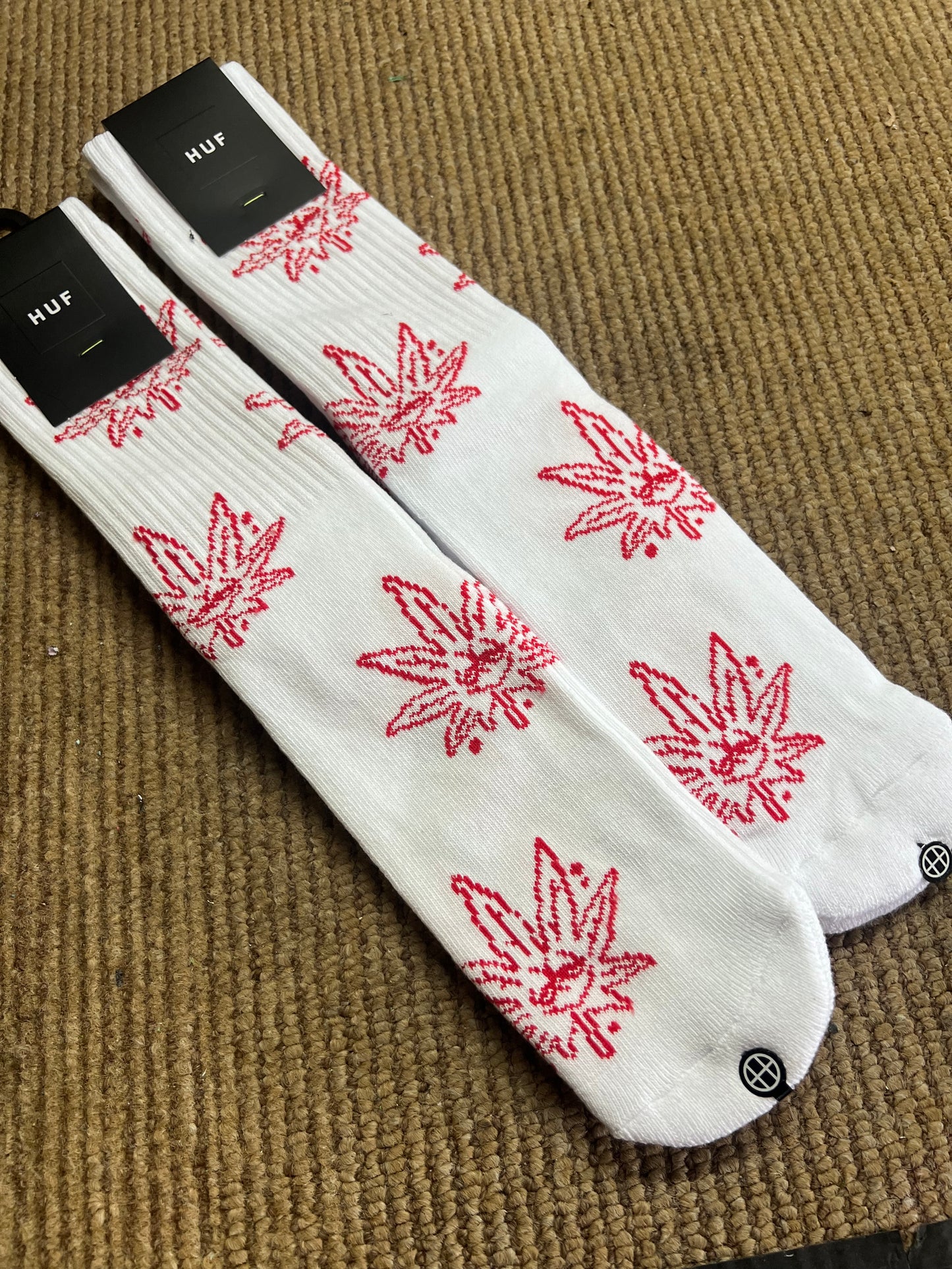 HUF Cookout Buddy Sock White